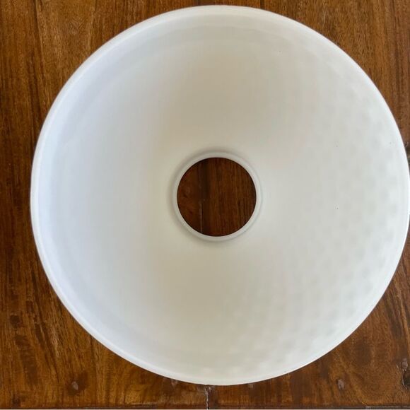 Vintage White Hobnail Milk Glass Student Lamp Shade 8” Fitter NWOT - Picture 4 of 9